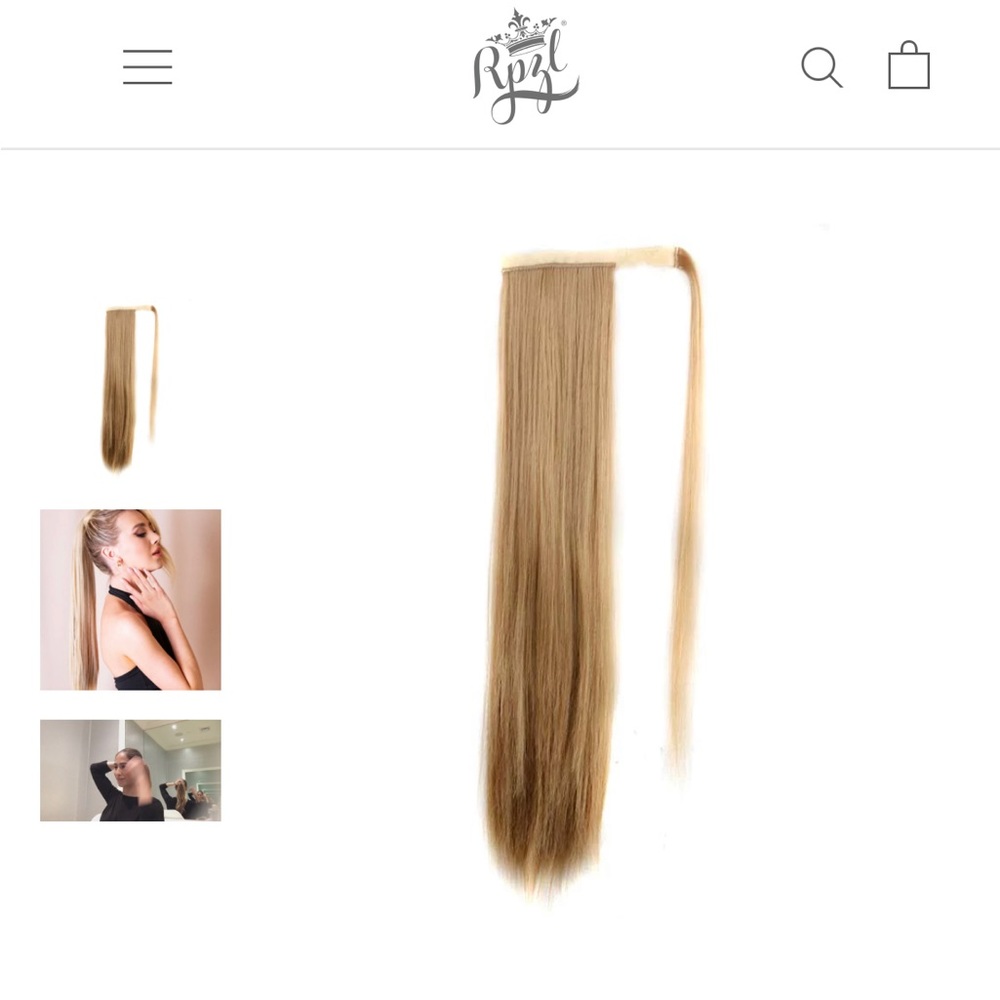 RPZL Heat Resistant Premium Ponytail Extension
Blonde & Highlight